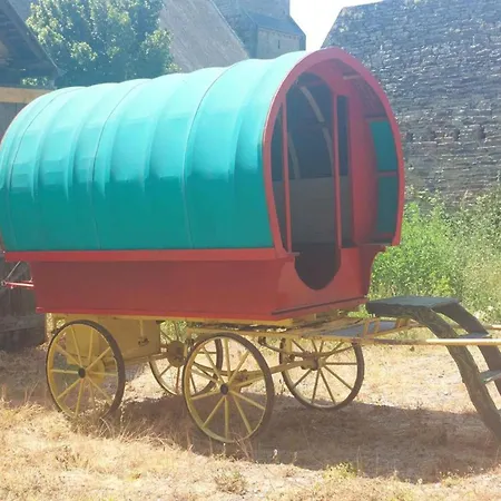 Campsite With Gypsy Vardo Bell Tent *