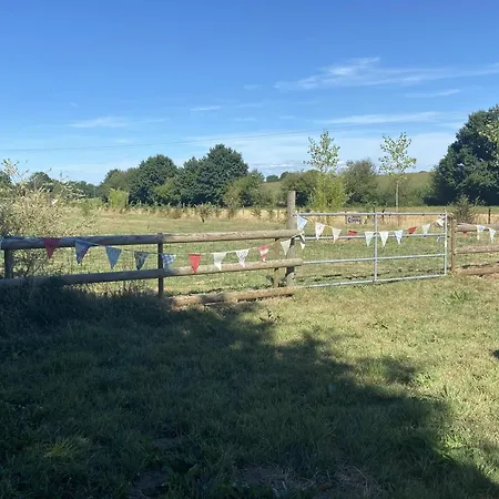 Campsite With Gypsy Vardo Bell Tent *