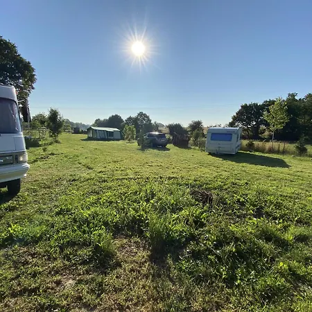 Campsite With Gypsy Vardo Bell Tent *