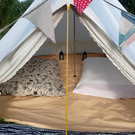 Campsite With Gypsy Vardo Bell Tent Lore